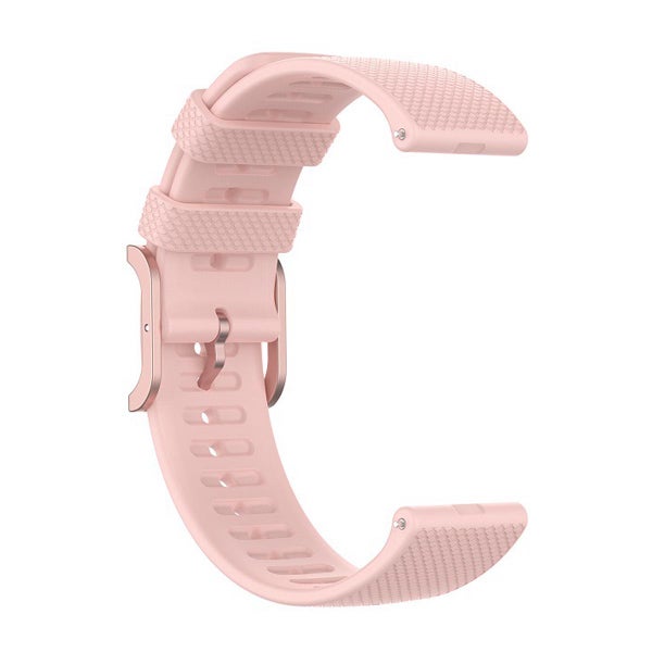 Silikonarmband (22 mm) f&ouml;r Polar smartklocka, Rosa