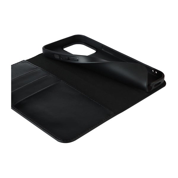 Apple iPhone 13 Pro Pl&aring;nboksfodral, l&auml;der i flera f&auml;rgalternativ