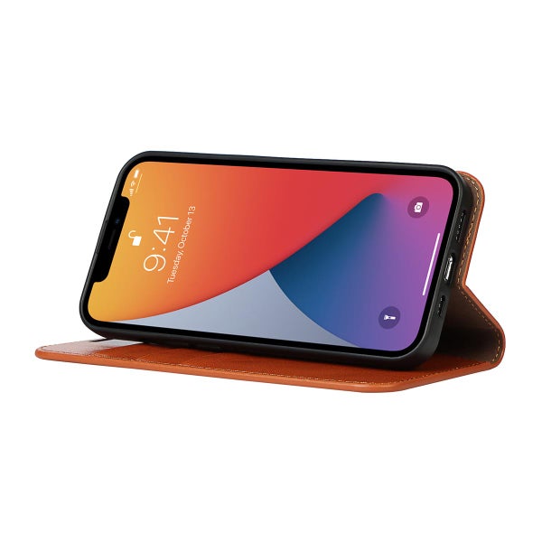 Apple iPhone 13 Pro Max Pl&aring;nboksfodral, l&auml;der i flera f&auml;rgalternativ