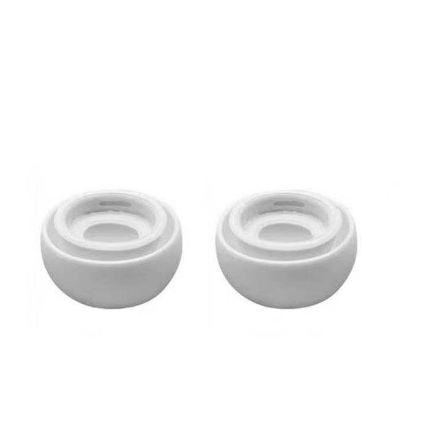 &Ouml;rontoppar till AirPods Pro / Pro 2, Stl. S, 2 par, Vit