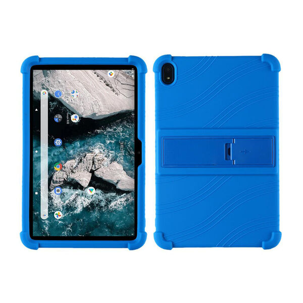 Nokia T20 skal f&ouml;r barn - f&ouml;rsett med st&ouml;d, Bl&aring;