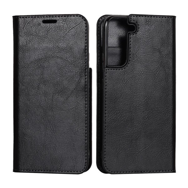 Samsung Galaxy S22 Pl&aring;nboksfodral, l&auml;der i flera f&auml;rgalternativ