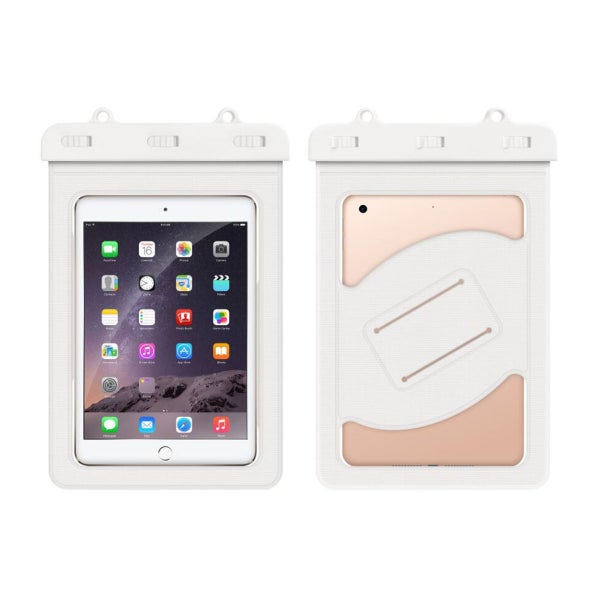 Universal vattent&auml;t skyddsp&aring;se f&ouml;r 8" surfplatta, Vit