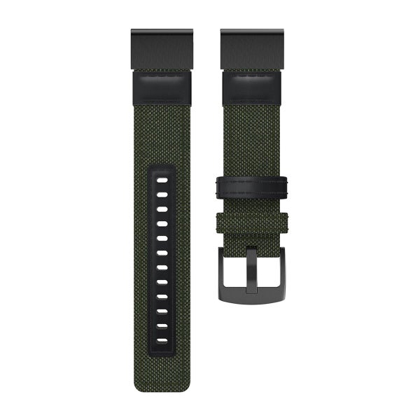 QuickFit nylonarmband (26 mm) f&ouml;r Garmin smartklocka, Gr&ouml;n