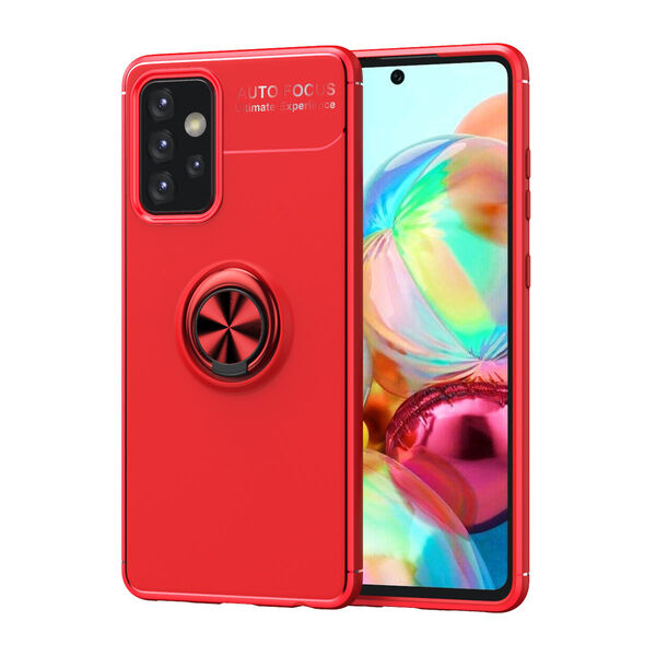 Samsung Galaxy A52 (4G/5G) / A52s 5G skal med greppring, Röd